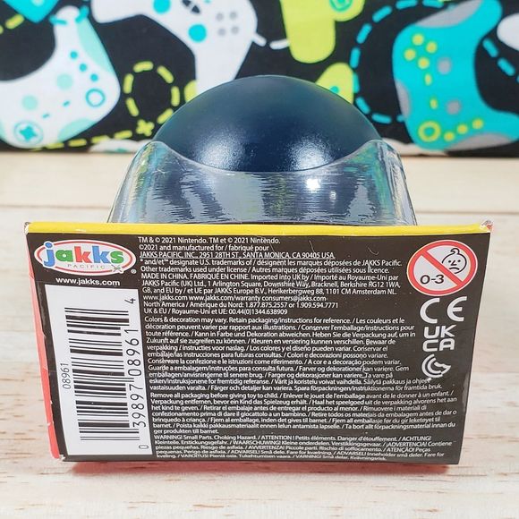 Jakks Pacific Super Mario Chain Chomp 2.5" Collectible Figure World of Nintendo - Picture 7 of 8